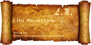 Lihi Marcellina névjegykártya